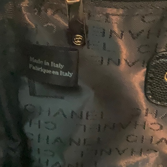 Makeup Line CHANEL Makep Line Black Backpack with Gold Accents - Picture 7 of 10